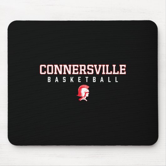 Connersville Spartans Logo Schets Hs Muismat (Voorkant)