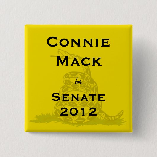 Connie Mack for Senate Tea-Party Button (Voorkant)