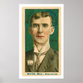 Connie Mack Manager Baseball 1910 Poster (Voorkant)