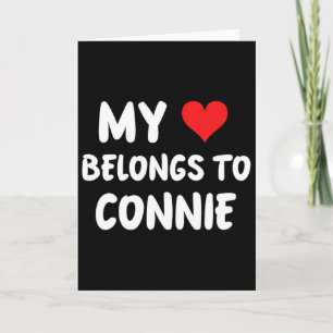 Connie - Mijn hart behoort aan Connie - Liefde Kaart