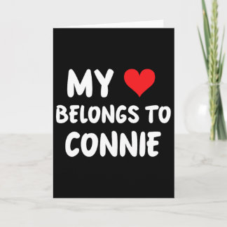 Connie - Mijn hart behoort aan Connie - Liefde  Kaart