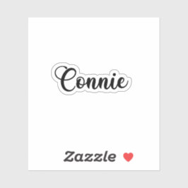 Connie Name - Handgeschreven kalligrafie Sticker