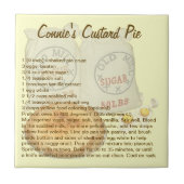 Connie's Custard Pie Tegeltje (Voorkant)
