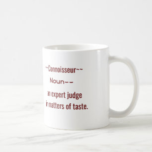 Connoisseur - definitie - koffie mok