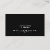 Connoisseur | Goudfles Visitekaartje (Achterkant)