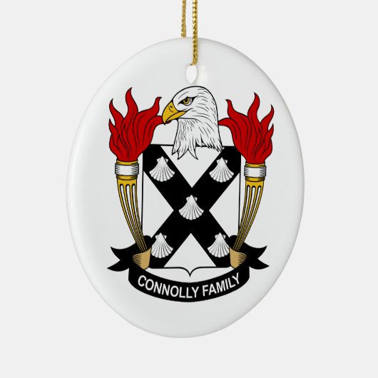 Connolly Family Crest Keramisch Ornament (Rechts)