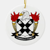 Connolly Family Crest Keramisch Ornament (Voorkant)