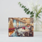 Connor Hotel Kerst diner Joplin MO Briefkaart (Staand voorkant)