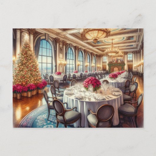 Connor Hotel Kerst diner Joplin MO Briefkaart (Voorkant)