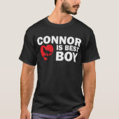 Connor is Best Boy Dark T-Shirt (Voorkant)