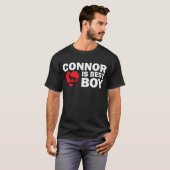 Connor is Best Boy Dark T-Shirt (Voorkant volledig)