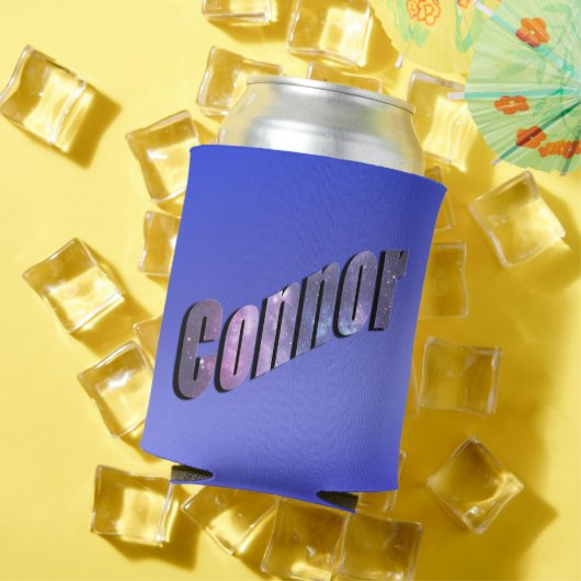 Connor, Mans Name, Blue Koelbox Blikjeskoeler (Insitu Zomer)