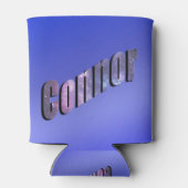 Connor, Mans Name, Blue Koelbox Blikjeskoeler (Achterkant)