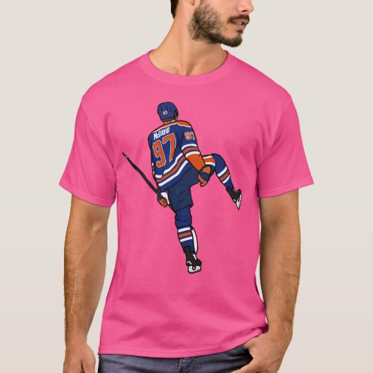 Connor McDavid viert feest T-shirt (Voorkant)