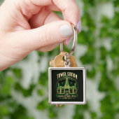 Conoco Shamrock Texas Reis Souvenir Sleutelhanger (Hand)