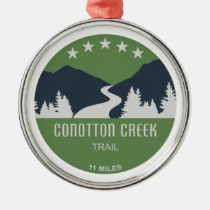 Conotton Creek Trail Metalen Ornament