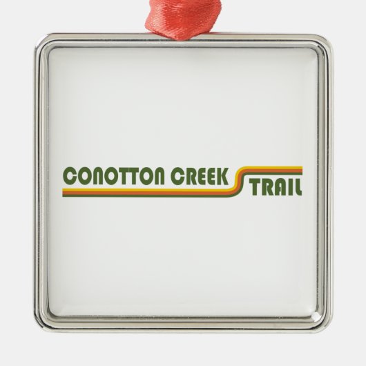 Conotton Creek Trail Metalen Ornament (Voorkant)