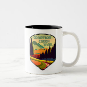 Conotton Creek Trail Ohio Kleuren Tweekleurige Koffiemok