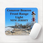 Conover Beacon Front Range Light NJ Mousepad Muismat (Met muis)