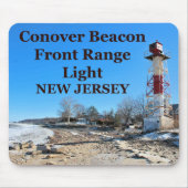 Conover Beacon Front Range Light NJ Mousepad Muismat (Voorkant)