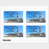 Conover Beacon Front Range Light, NJ Sticker (Vel)