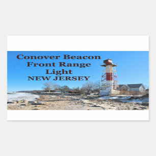Conover Beacon Front Range Light, NJ Sticker