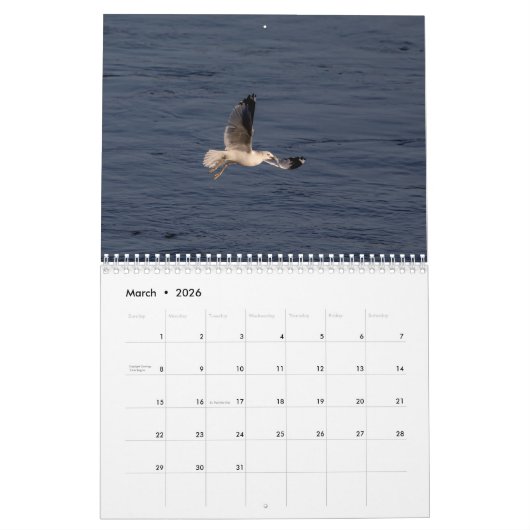 Conowingo Dam 2026 Kalender (Mar 2026)