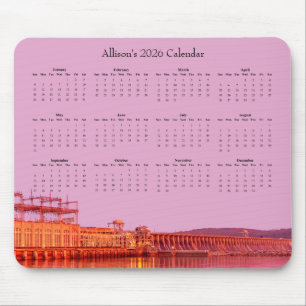 Conowingo Dam bij zonsopgang – 2026 Agenda Muismat