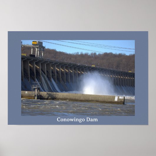Conowingo Dam Foto Poster (Voorkant)