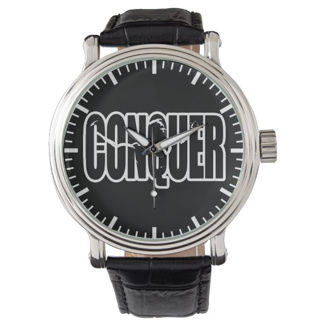 CONQUER (Bodembouw) Horloge (Voorkant)