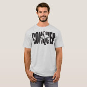 CONQUER - Bodybuilding Motivatie T-shirt (Voorkant volledig)