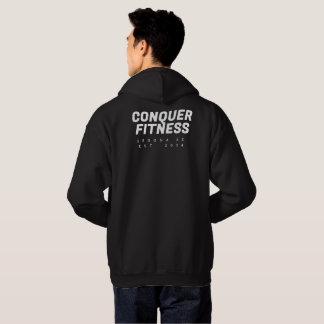 Conquer Fitness Sedona Hoodie wit lettertype