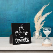 CONQUER - Motivatie fitnessruimte, fitness-anime v Fotoplaat (Insitu)