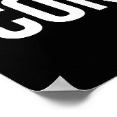 CONQUER - Motivatie fitnessruimte, fitness-anime v Poster (Hoek)