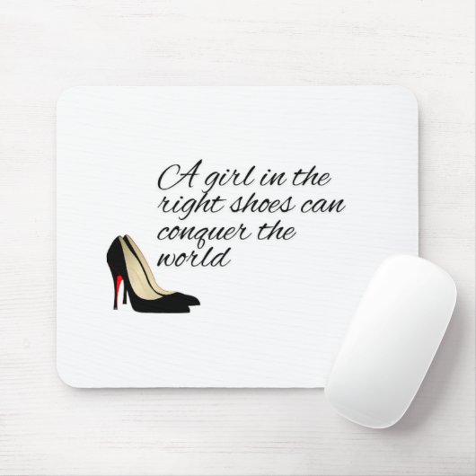 Conquer the World Mouse Mat Muismat (Met muis)