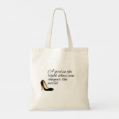 Conquer the World Tote Bag (Achterkant)