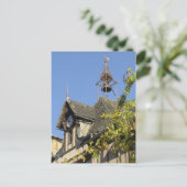 Conques, Frankrijk. briefkaart (Staand voorkant)