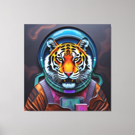 CONQUEST OF THE TIGER MOON-4 CANVAS AFDRUK (Voorkant)