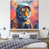 CONQUEST OF THE TIGER MOON-6 CANVAS AFDRUK (Insitu (Slaapkamer))