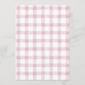 Conquette bes Aardbei Bloemig Schattig Menu (Achterkant)