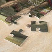 Conquistador met een Native American Chief (kleur) Legpuzzel (Zijkant)