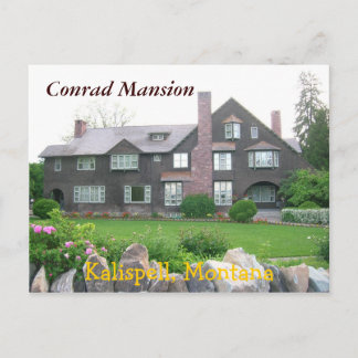 Conrad Mansion, Kalispell Montana Briefkaart