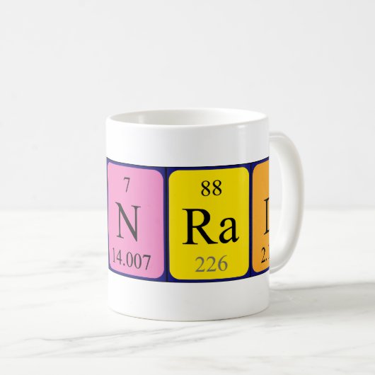 Conrad periodieke lijstnaam mok (Voorkant rechts)