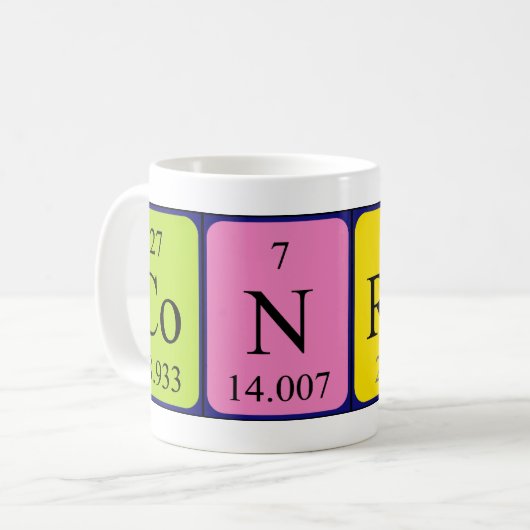 Conrad periodieke lijstnaam mok (Voorkant links)