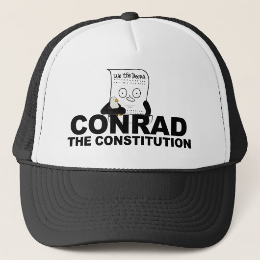 Conrad the Constitution Trucker Hat Pet (Voorkant)