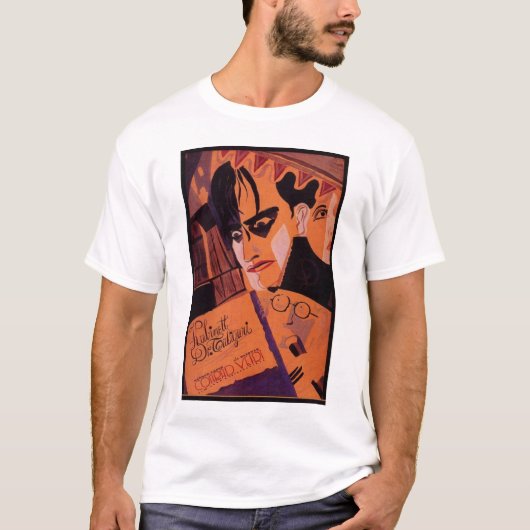 Conrad Veidt Kabinet van Dr. Caligari 1921 poster T-shirt (Voorkant)