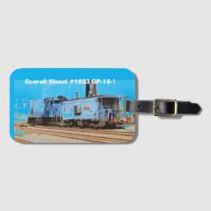 Conrail Diesel #1633 GP-15-1 en kool Bagagelabel