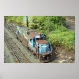 Conrail Diesel # 1644 , gebouwd door EMD in 1979 Poster