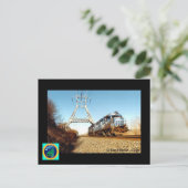 Conrail Engine 7741 op Pencoyd Penna. Briefkaart (Staand voorkant)