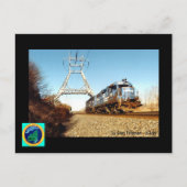 Conrail Engine 7741 op Pencoyd Penna. Briefkaart (Voorkant)